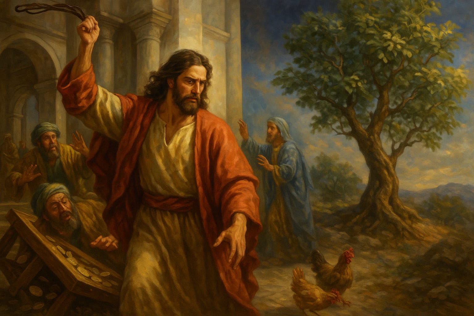 LUNEA MARE – ZIUA CURĂȚIRII TEMPLULUI ȘI BLESTEMULUI SMOCHINULUI