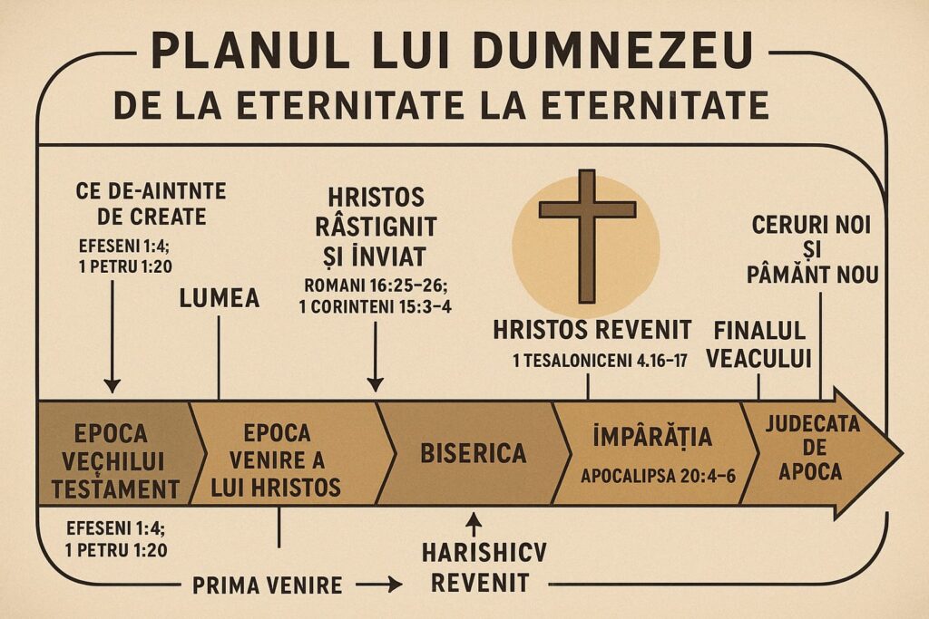 PLANUL LUI DUMNEZEU – DE LA ETERNITATE LA ETERNITATEI. PLANUL VEȘNIC AL MÂNTUIRII – ÎNAINTE DE FACEREA LUMII