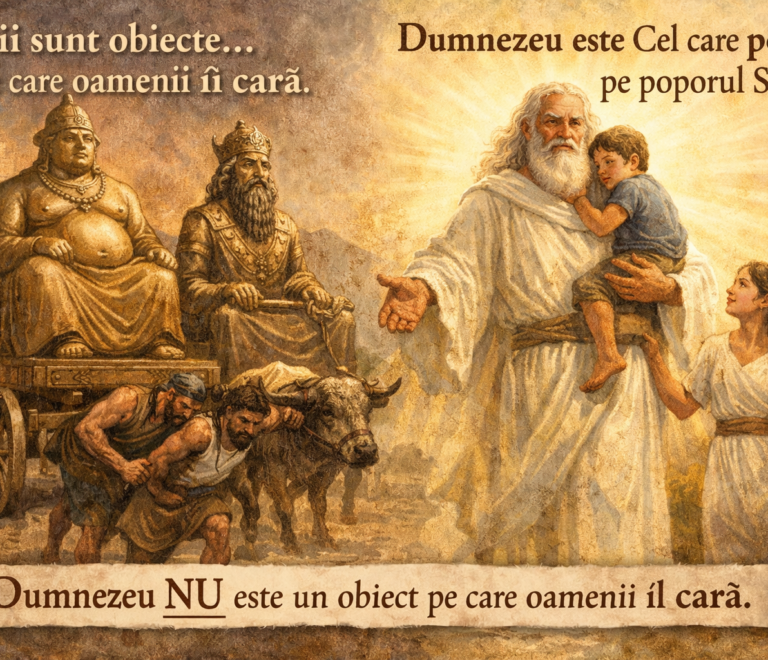 Dumnezeu nu este un obiect pe care oamenii îl cară